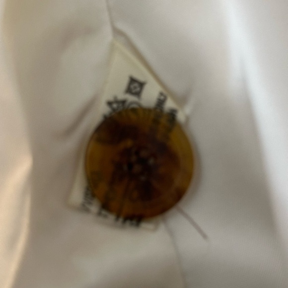 Vintage "Fink Modell" 80's, statement shoulder, Button Dress, pockets Size 44 - Picture 5 of 6